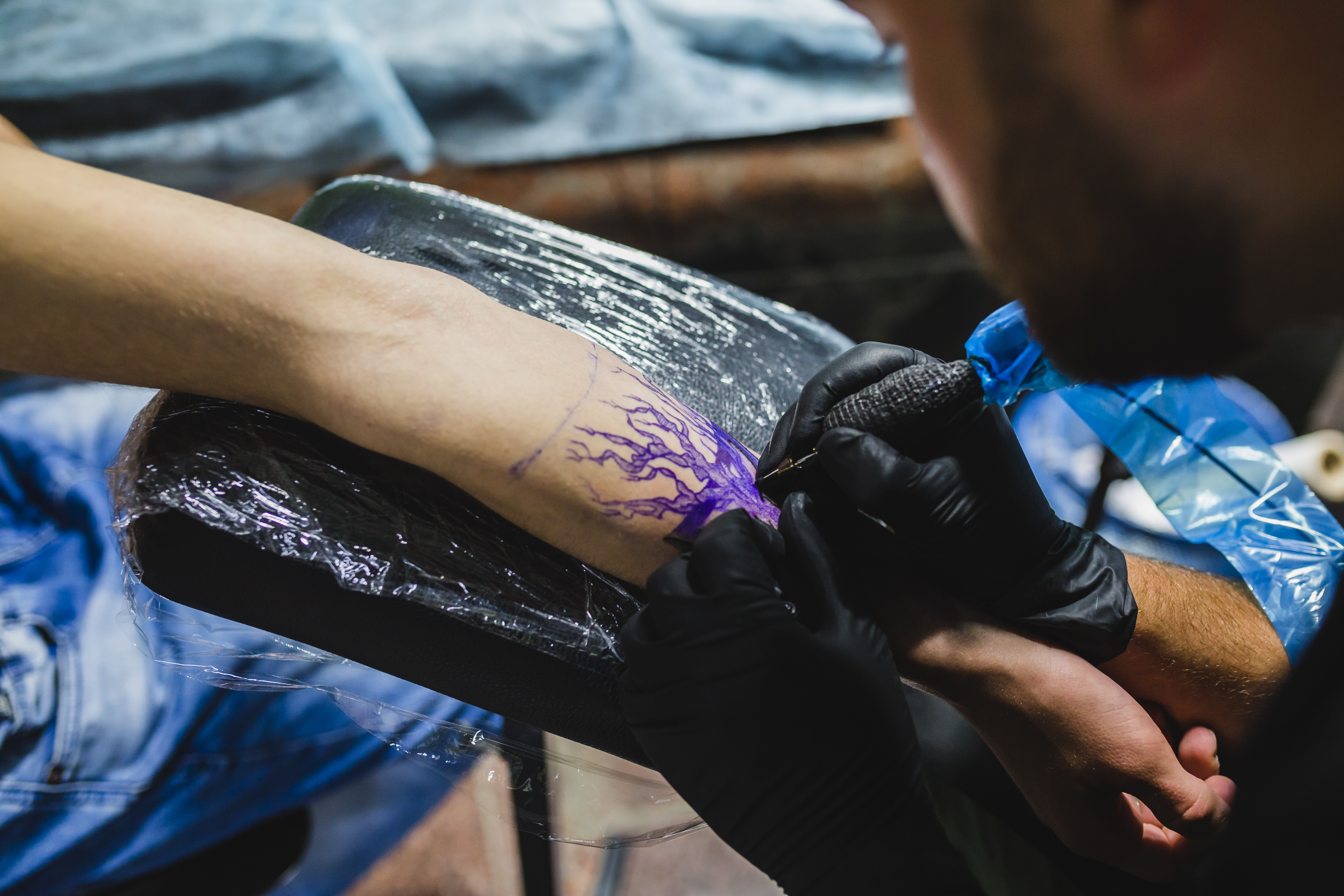 Tatuering hos Exotic Art Studio Lund