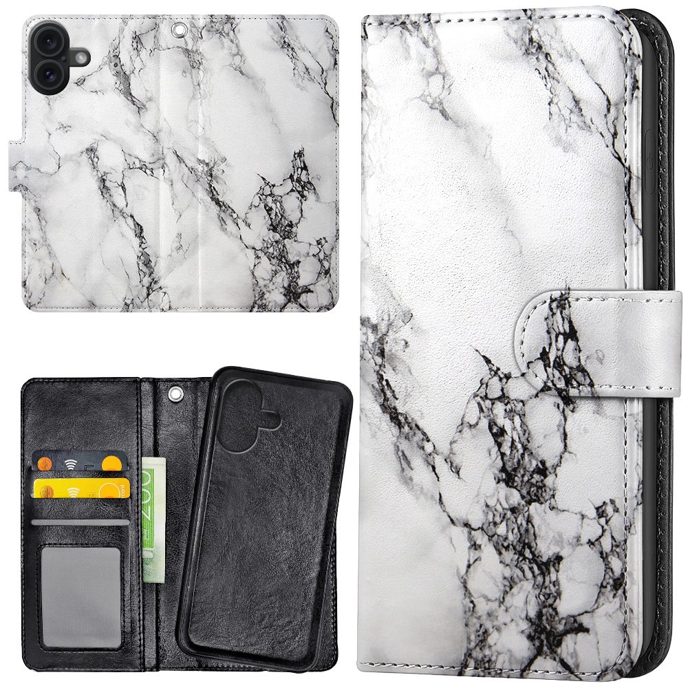 Plånboksfodral Marmor för iPhone 17