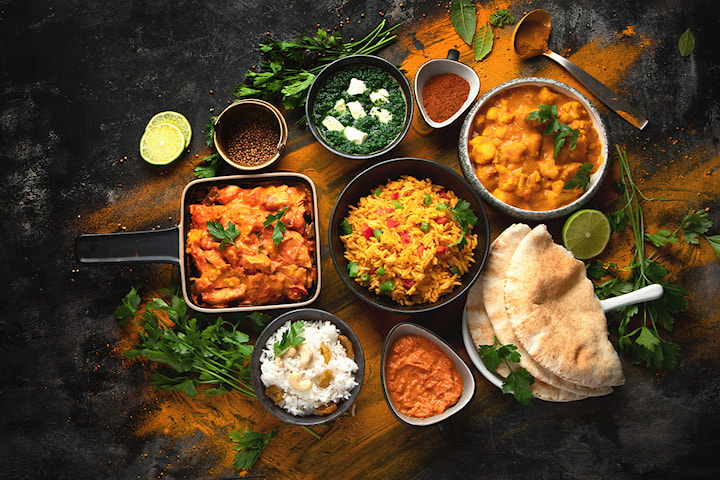 Indisk 2-retters hos New Shalimar restaurant, for én til åtte personer