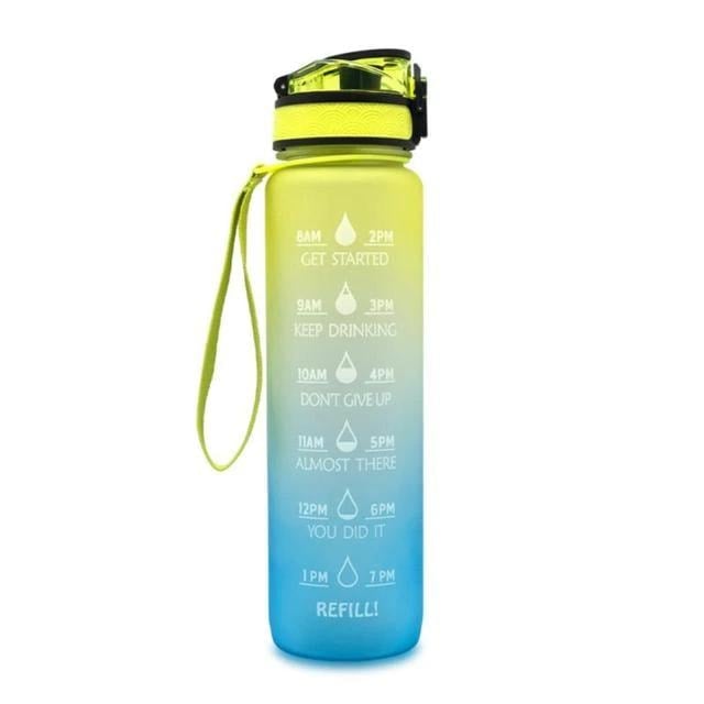 1L Sporvattenflaska - Motivation - Tidsmarkör - Utan BPA (3 av 16) (4 av 16)