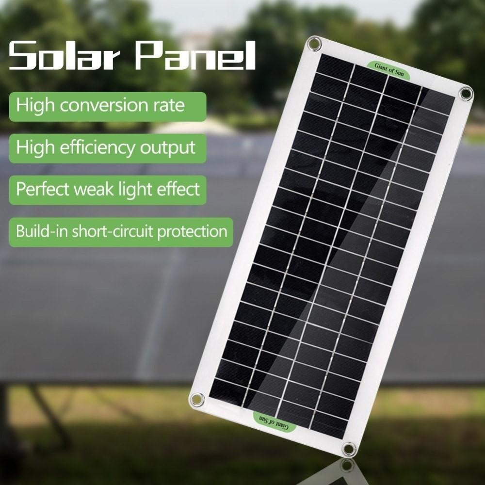 30W Bärbar Solpanel Solar Charge Controller för Camping Bil Båt (3 av 5) (4 av 5)