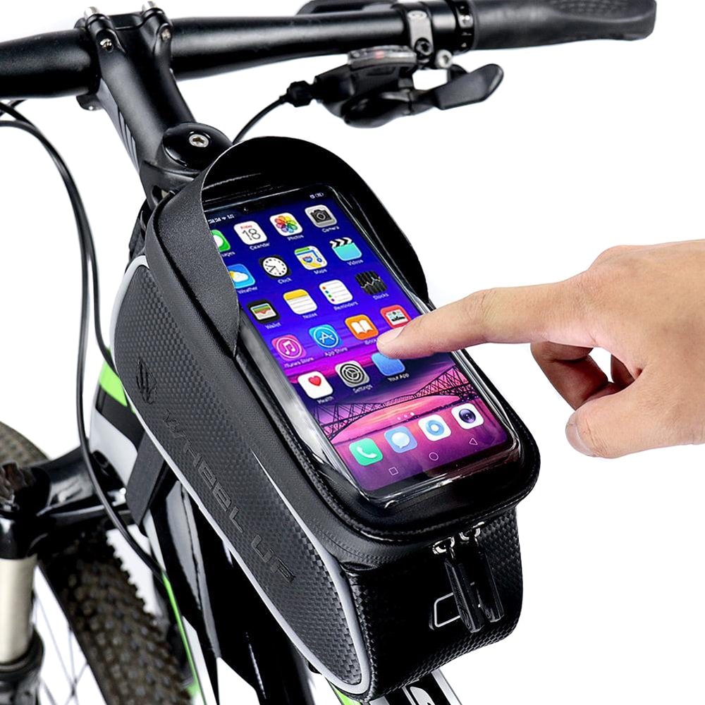 Styrväska till cykeln med ficka för mobil (2 av 9)