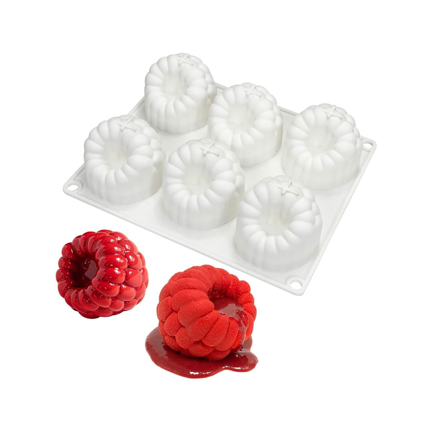 Product Image for Silikonform bakning hallon