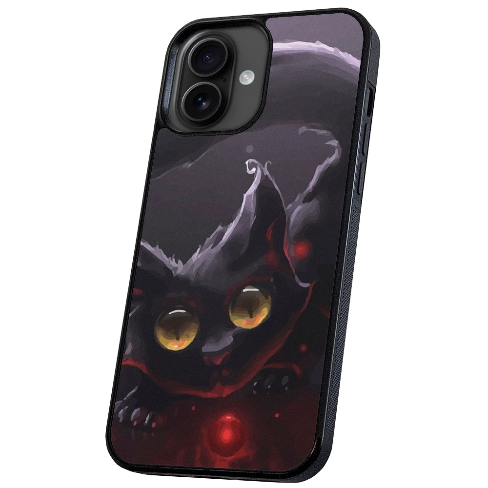 Skal Svart Katt för iPhone 16