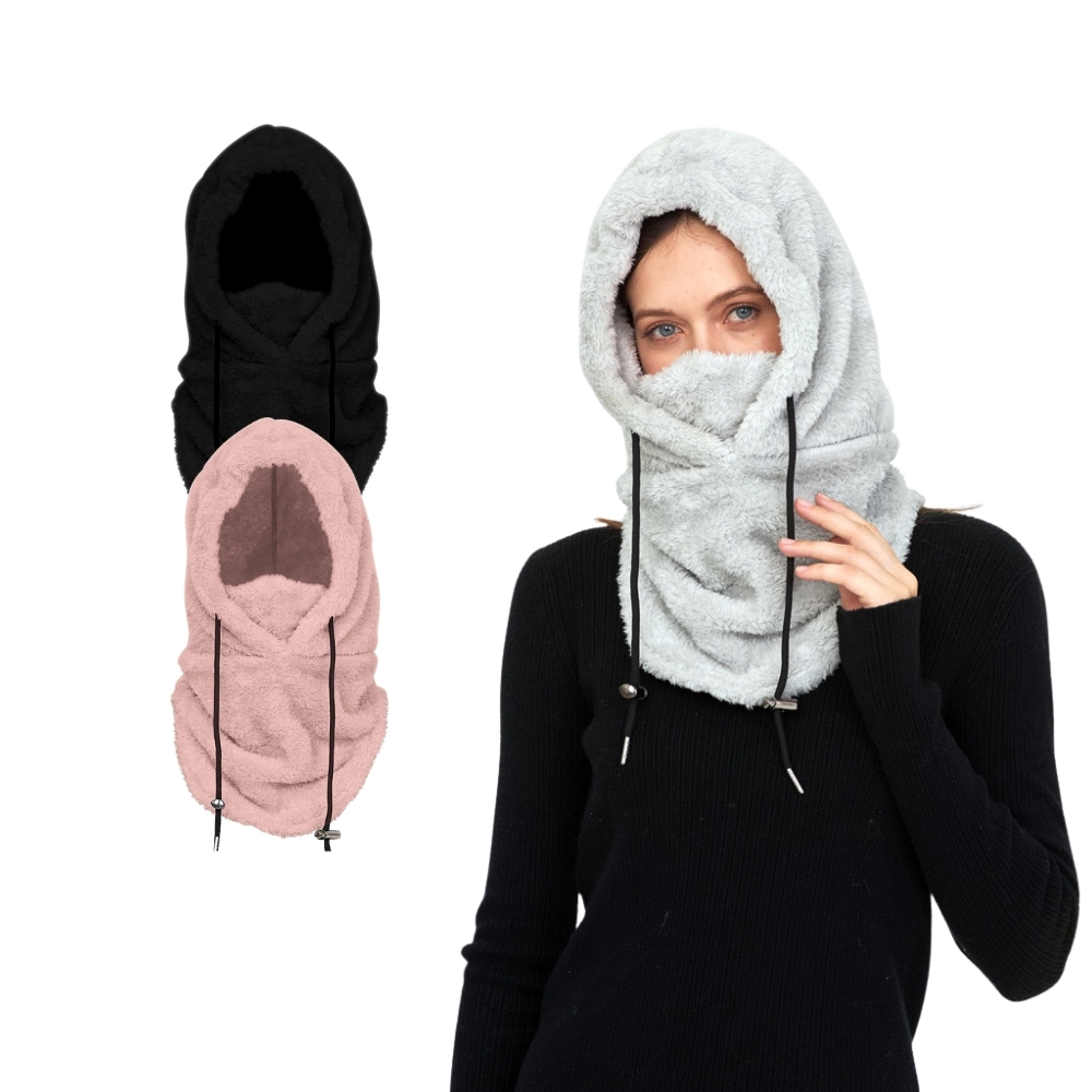 Vinter Balaclava med Huva - Varm & Mjuk Fleece