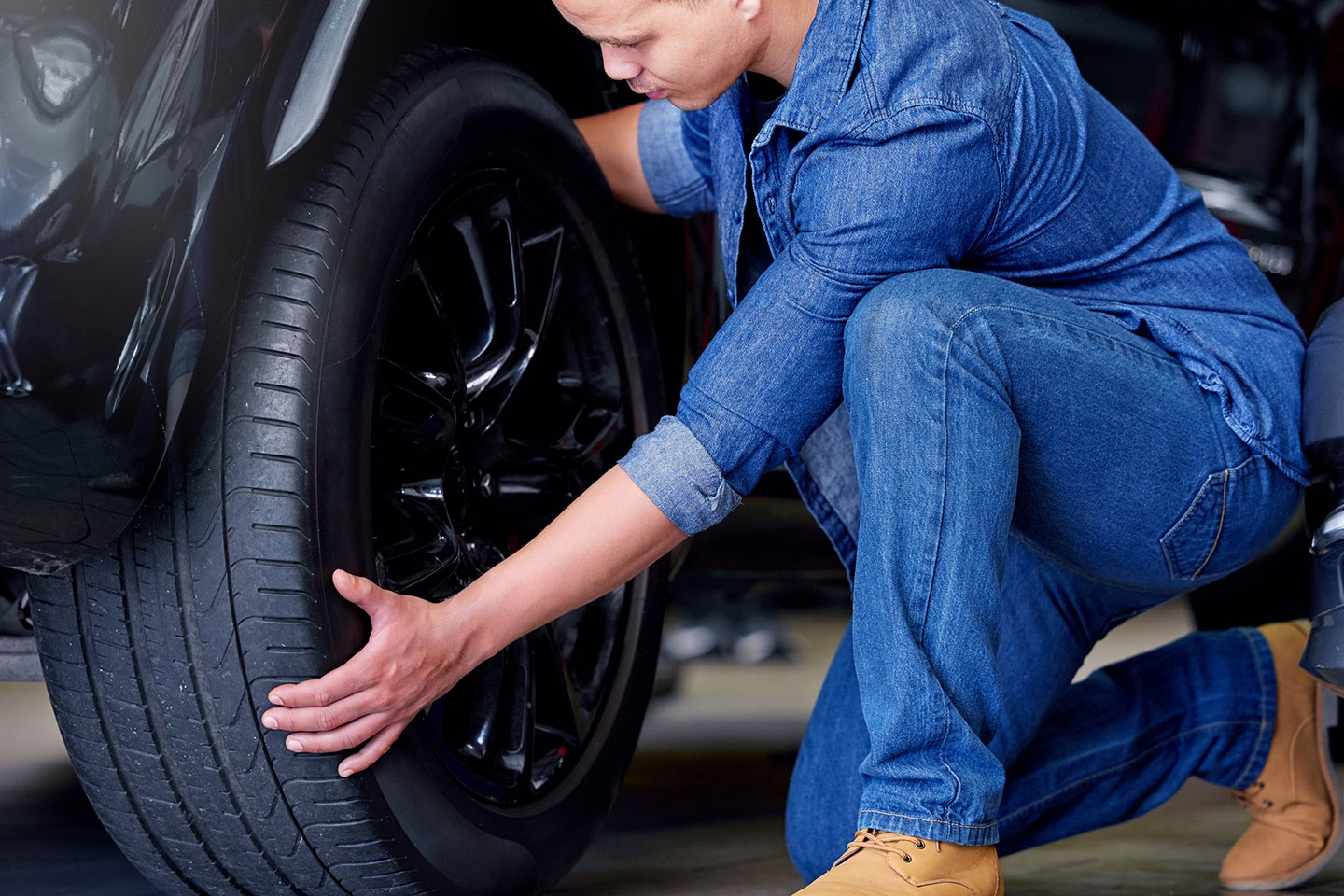 Däckbyte eller däckhotell hos Bilvårdsverket på Södermalm