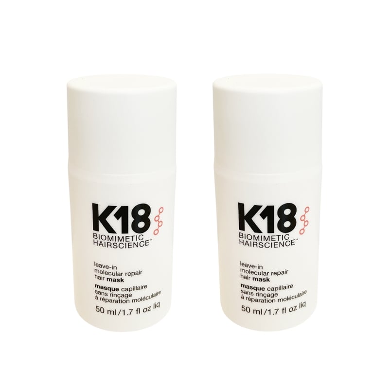 Product Image for 2-pack K18 Leave-In Molecular Repair Hair Mask 50ml