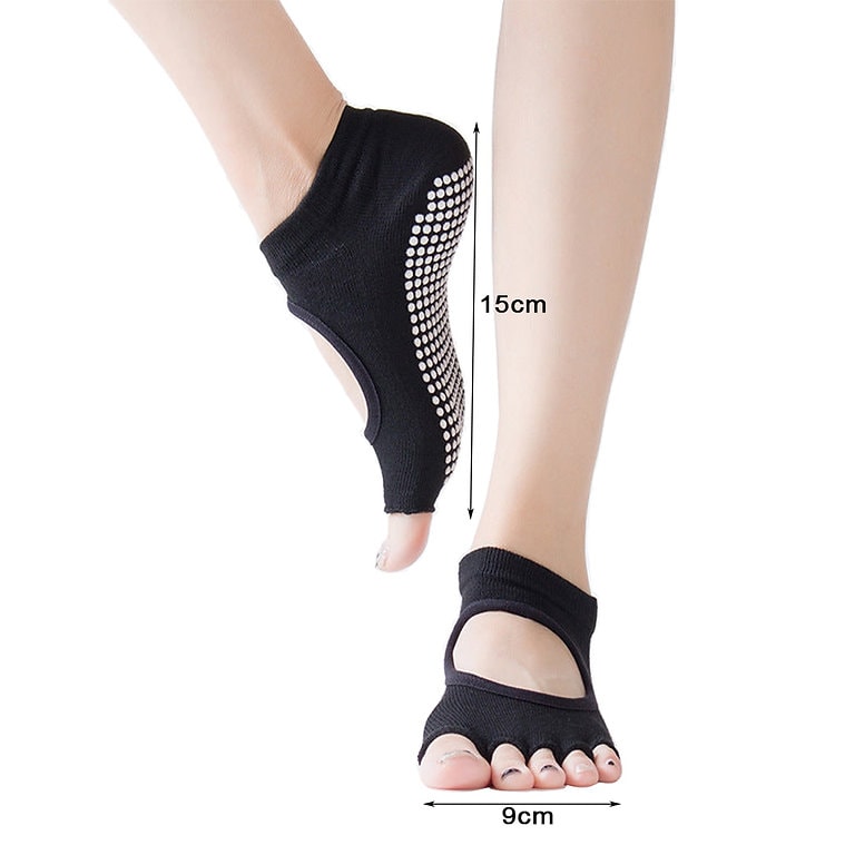Yoga & Pilates strumpor med anti-slip (10 av 13)