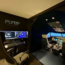 Flyg Airbus A320 i en Flygsimulator hos FlyBy (2 av 4) (3 av 4)