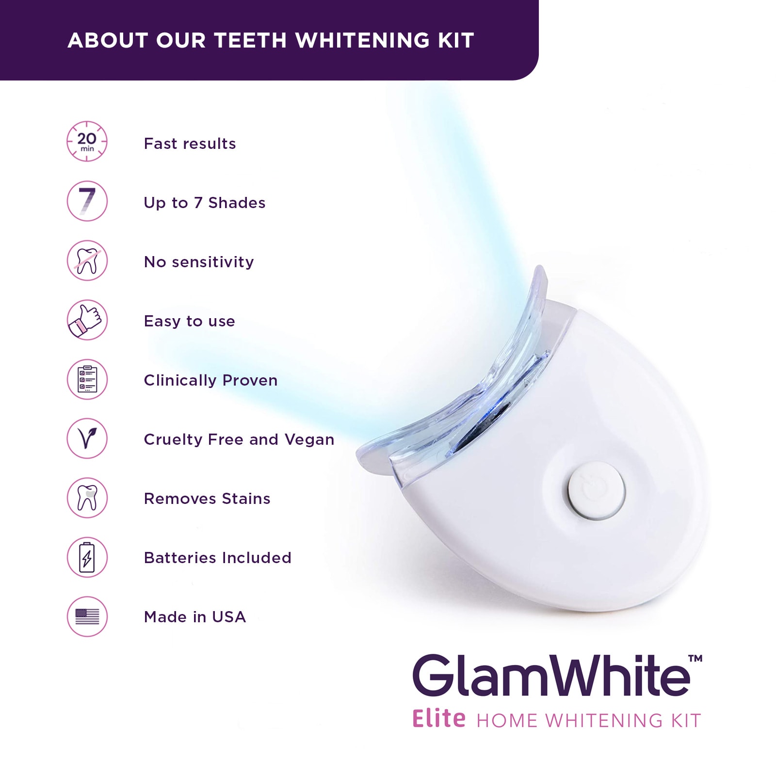GlamWhite tandblekningskit för hemmabruk (2 av 5)
