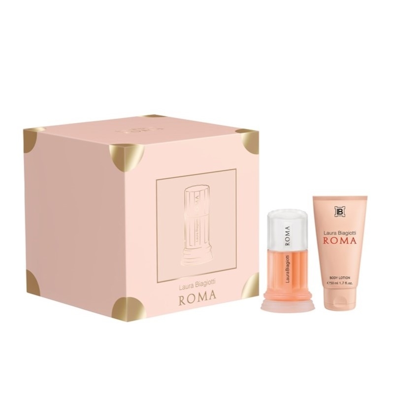 Product Image for Giftset Laura Biagiotti Roma Edt 25ml + Body Lotion 50ml