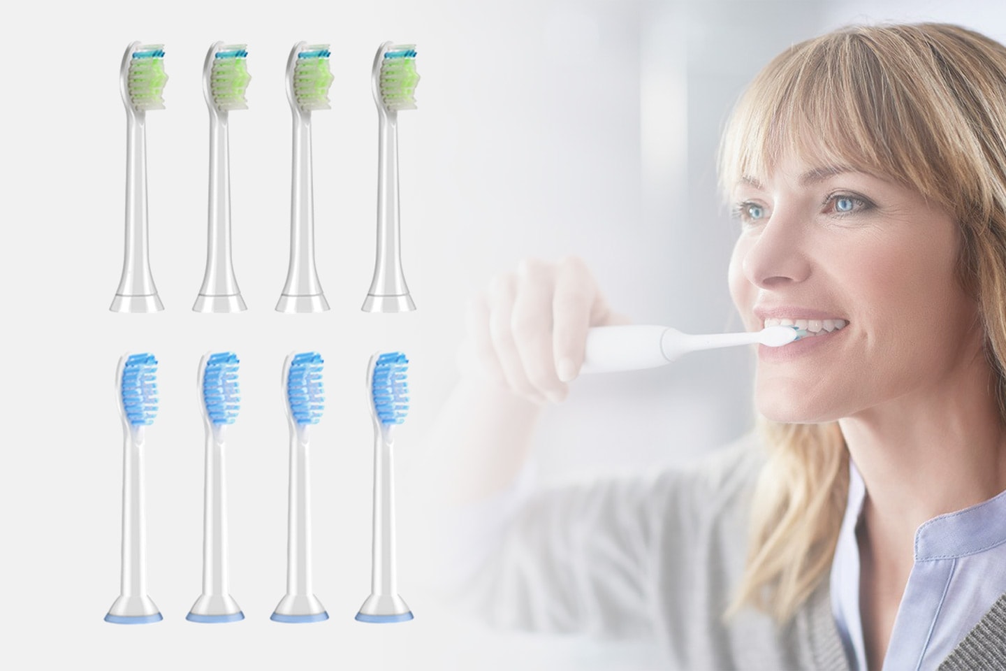 Tannbørstehode kompatibelt med Philips Sonicare (1 av 5)