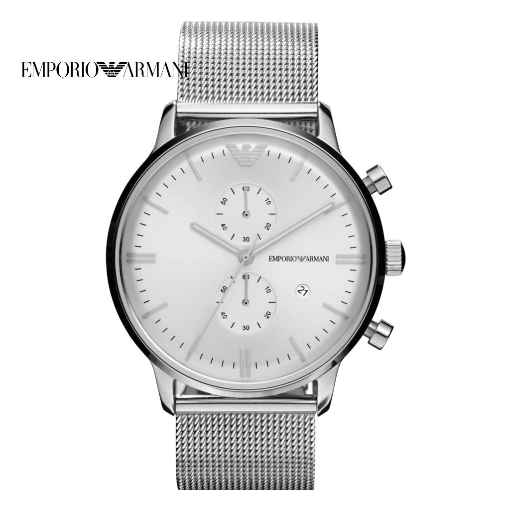 Emporio Armani Silver Rostfritt Stål AR0390 Herrklocka Let's deal