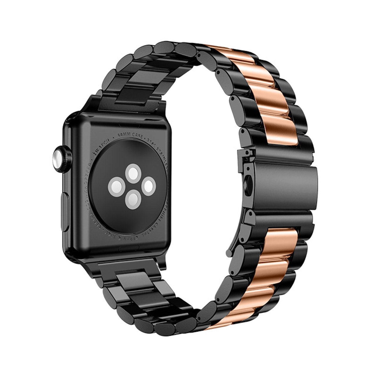 Elegant Metallarmband i Rostfritt Stål för Apple Watch (1 av 5)