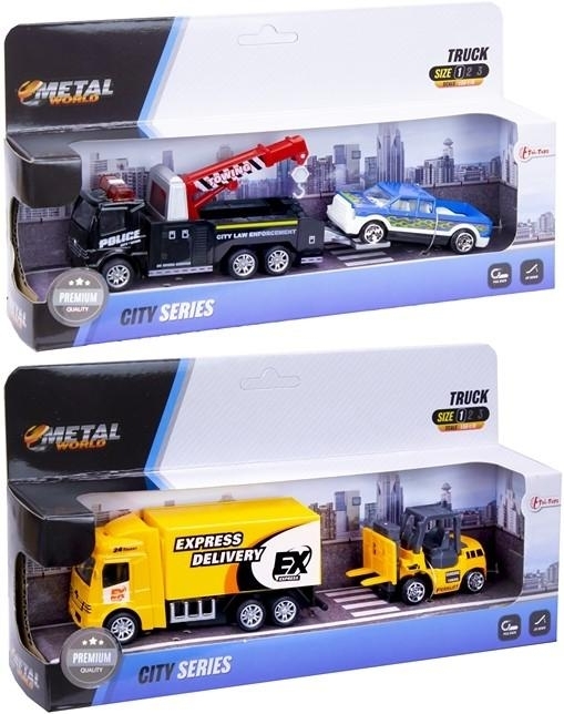 Product Image for Leksaksfordon i metall / Bilbärgare eller Lastbil 1 set