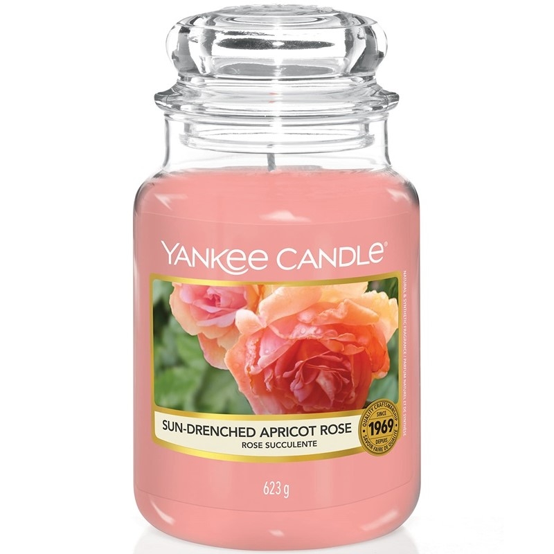 Product Image for Yankee Candle Classic Large Jar Sun-Drenched Apricot Rose 623g