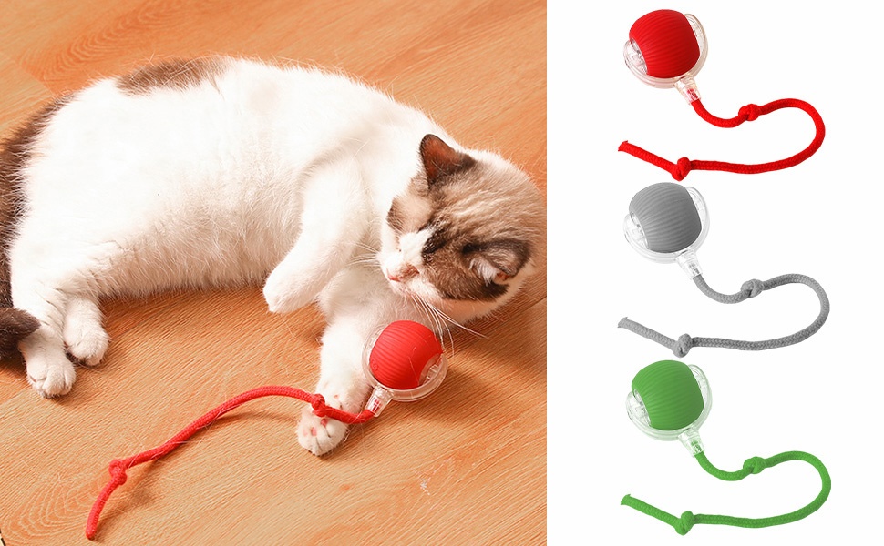 Interaktiv kattleksak / Boll som rör sig