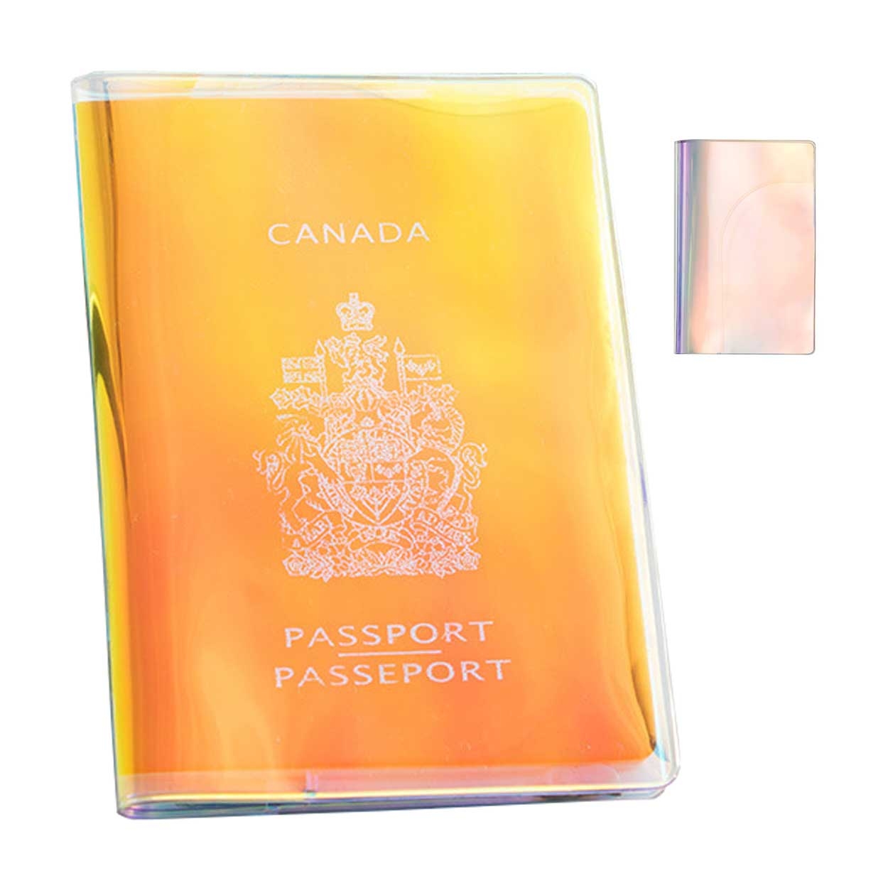 Reflektivt Genomskinligt Passfodral - Holografisk Passhållare