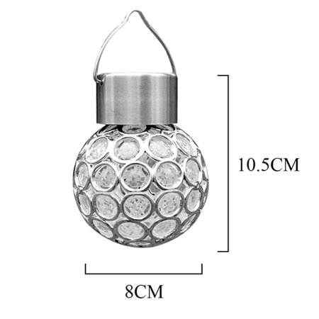 Hengende LED-solcellelampe (3 av 6)