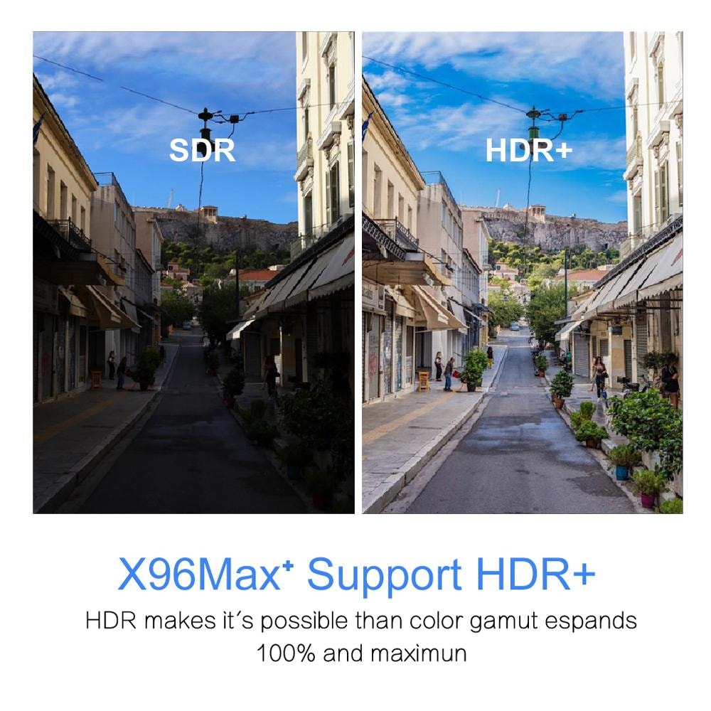 8K Full HD Mediaspelare x96 MAX+ - KODI, WiFi TV Box IPTV - 9.0 android (5 av 11)