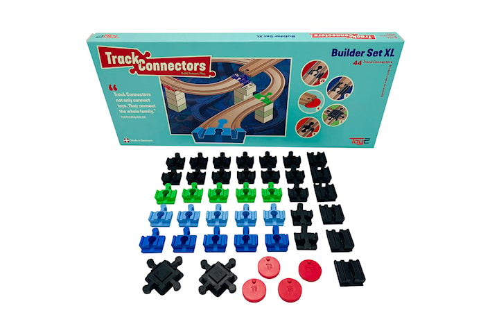 Toy2 Track Connector set flerfärgad XL 44 delar