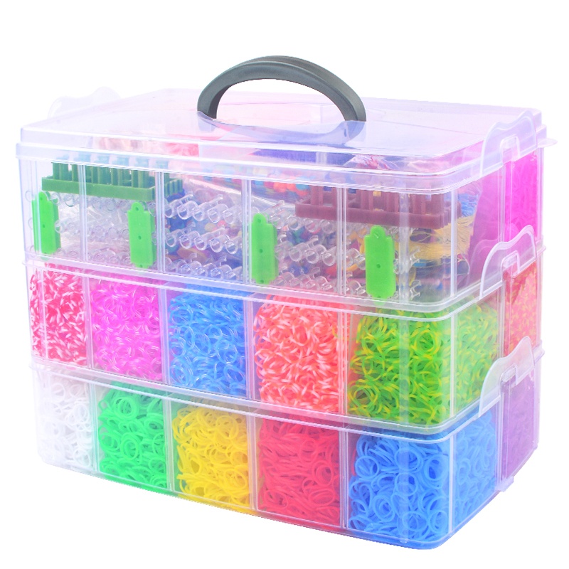 Product Image for Superstort Loom Bands Kit - 28.000st och massor med tillbehör.