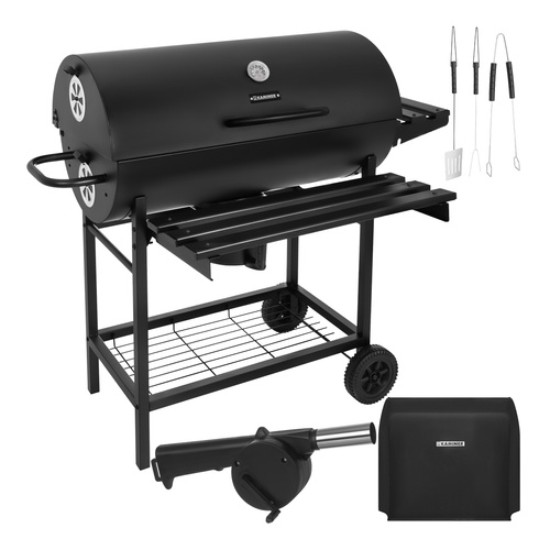 Kolgrill med lock och termometer 108 x 67 x 96 cm
