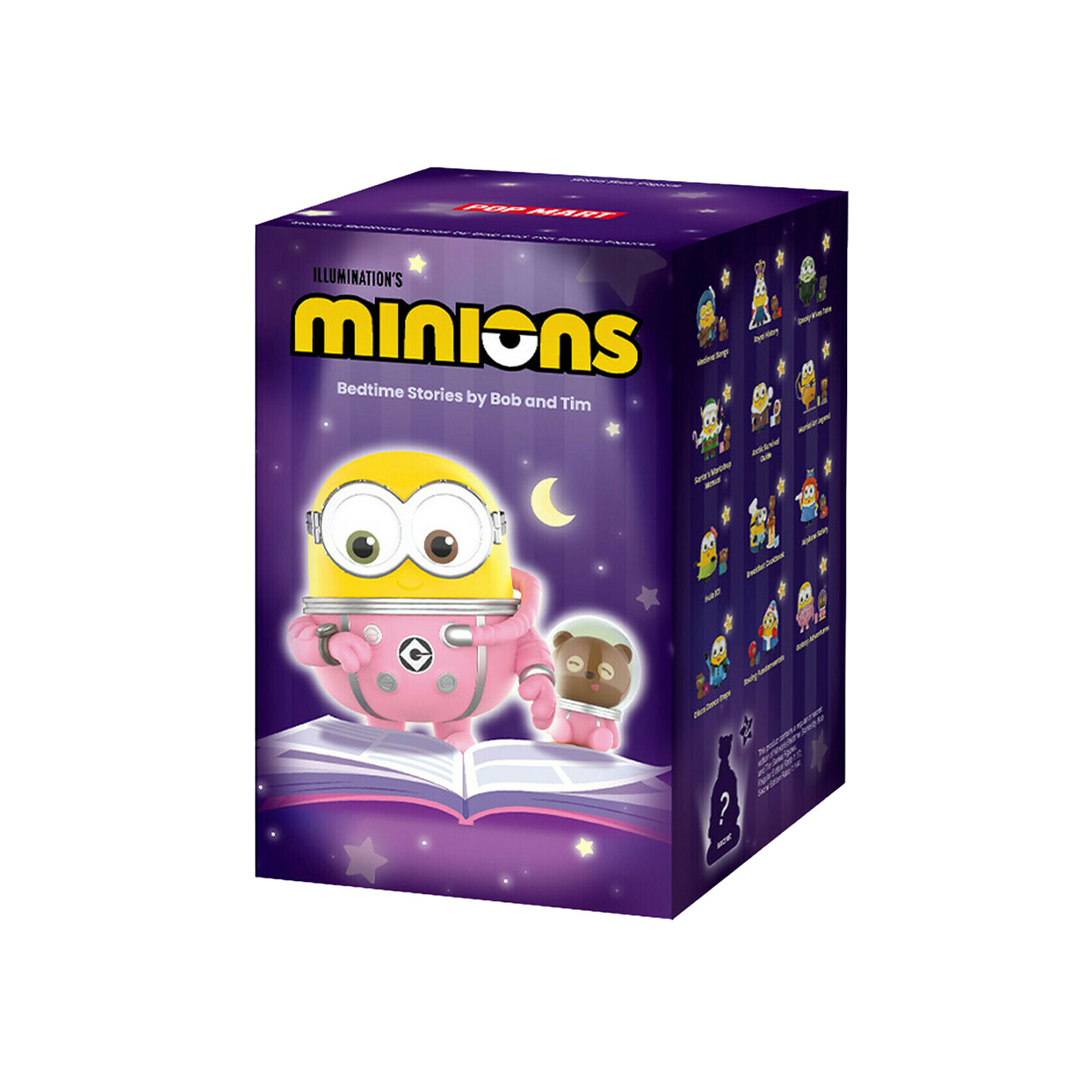 POP MART Minions Bedtime Stories by Bob and Tim Series Figures Vinyl Plush Blind Box
