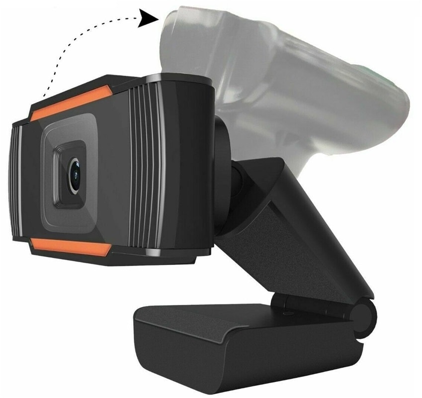 Webbkamera med inbyggd mikrofon, 720P, USB 2.0 (9 av 15)