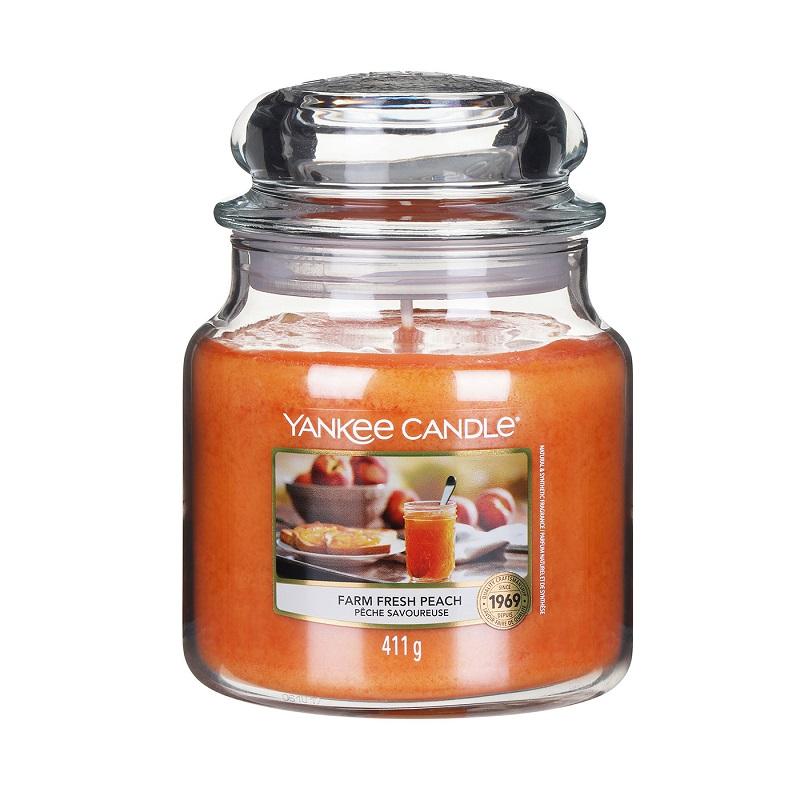 Product Image for Yankee Candle Classic Medium Jar Farm Fresh Peach 411g