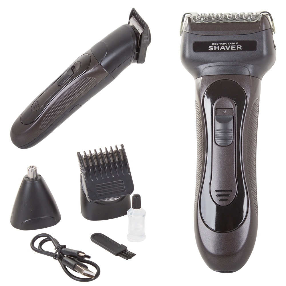 Product Image for Laddbar Rakapparat / Trimmer / Nästrimmer - 3i1 Allt-i-ett