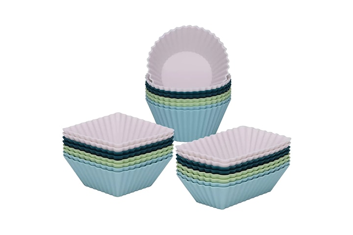 Muffinsform i silikon non-stick 12- eller 24-pack