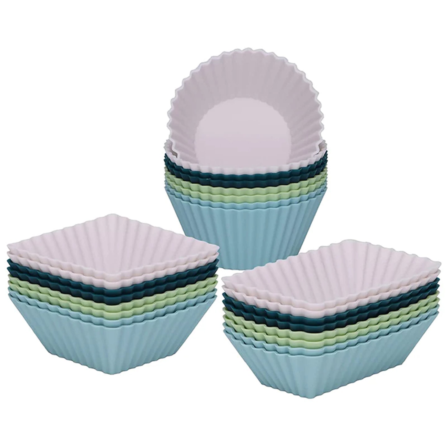 Muffinsform i silikon non-stick 12- eller 24-pack (1 av 14)