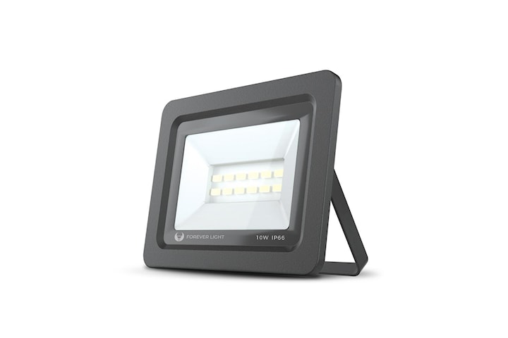 LED Stål spotlight / Floodlight, 10w (60w) Utendørs godkjent