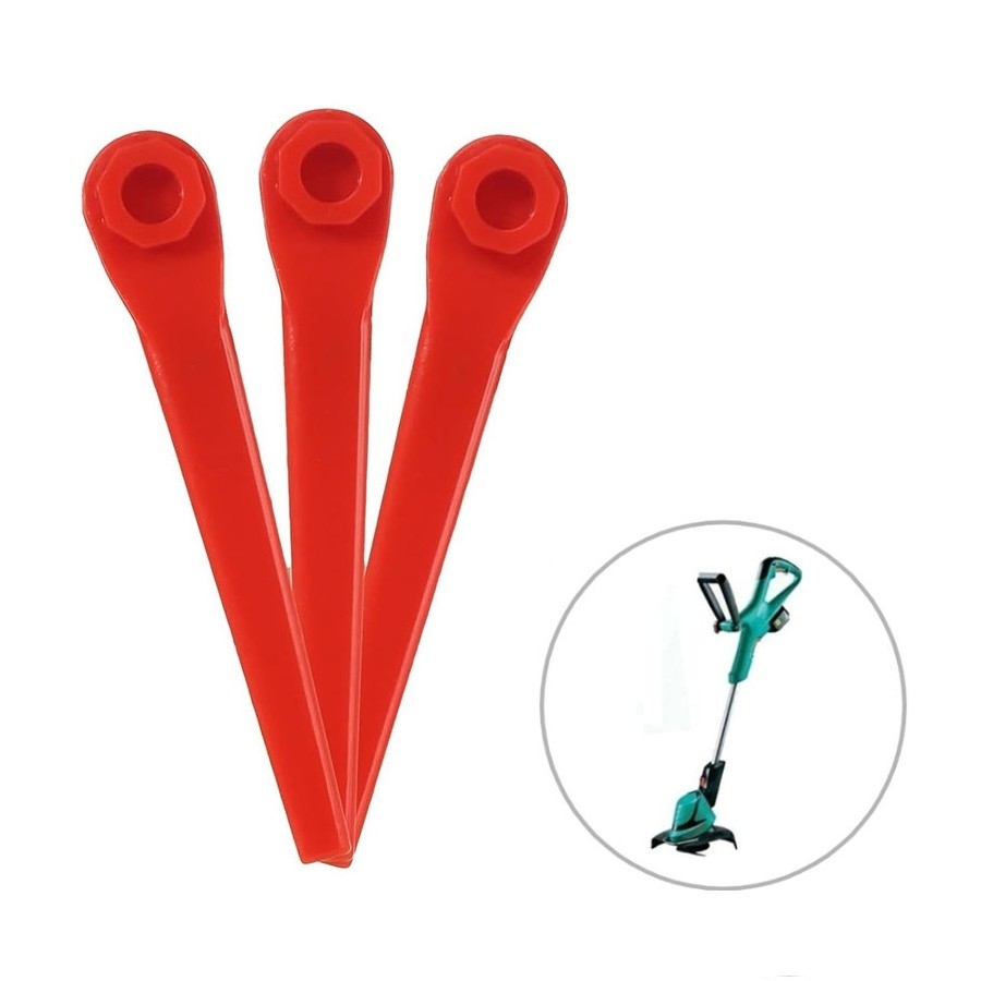 100-pack trimmerknivar Gardena 70 mm