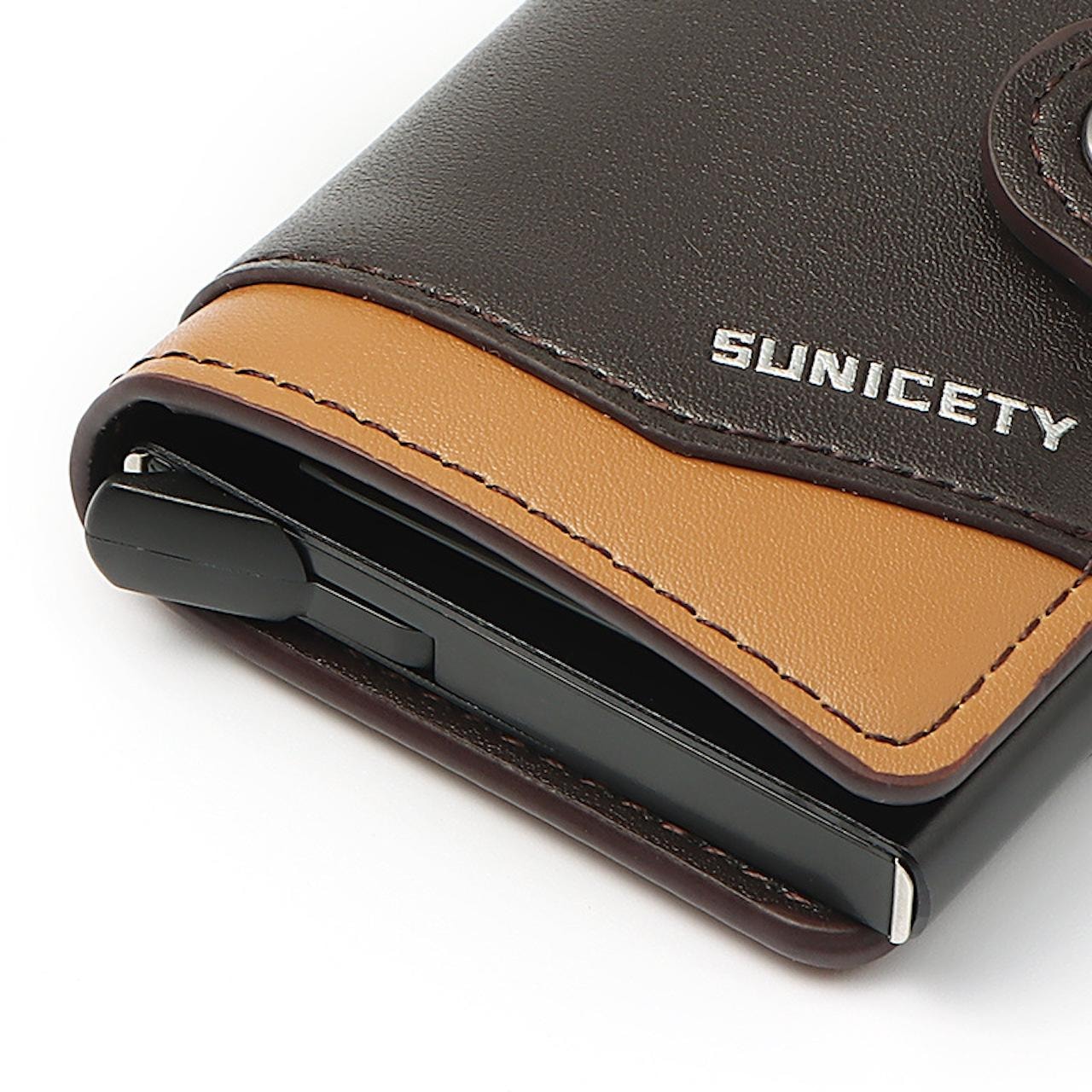 SUNICETY RFID-sikker lommebok i PU-skinn (3 av 8)