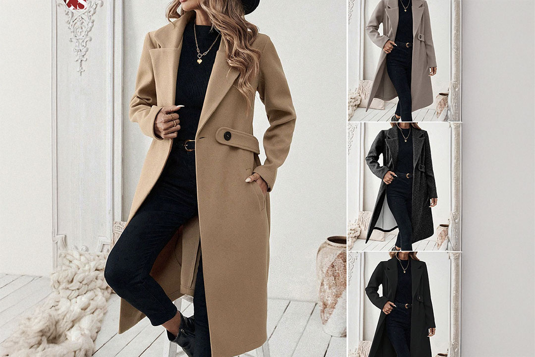 Kappa med avtagbart bälte dam