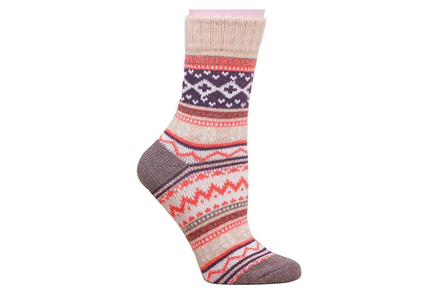 Varme sokker i ullblanding 5 par (4 av 6) (5 av 6)