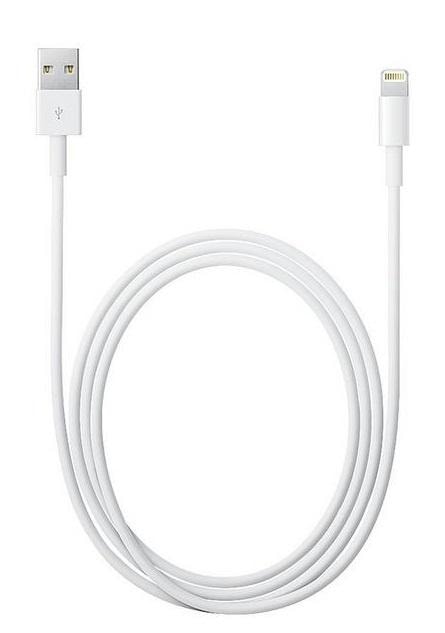 Apple Lightning kabel, USB til Lightning, 2m, hvit, MD819ZM/A (9 av 12)