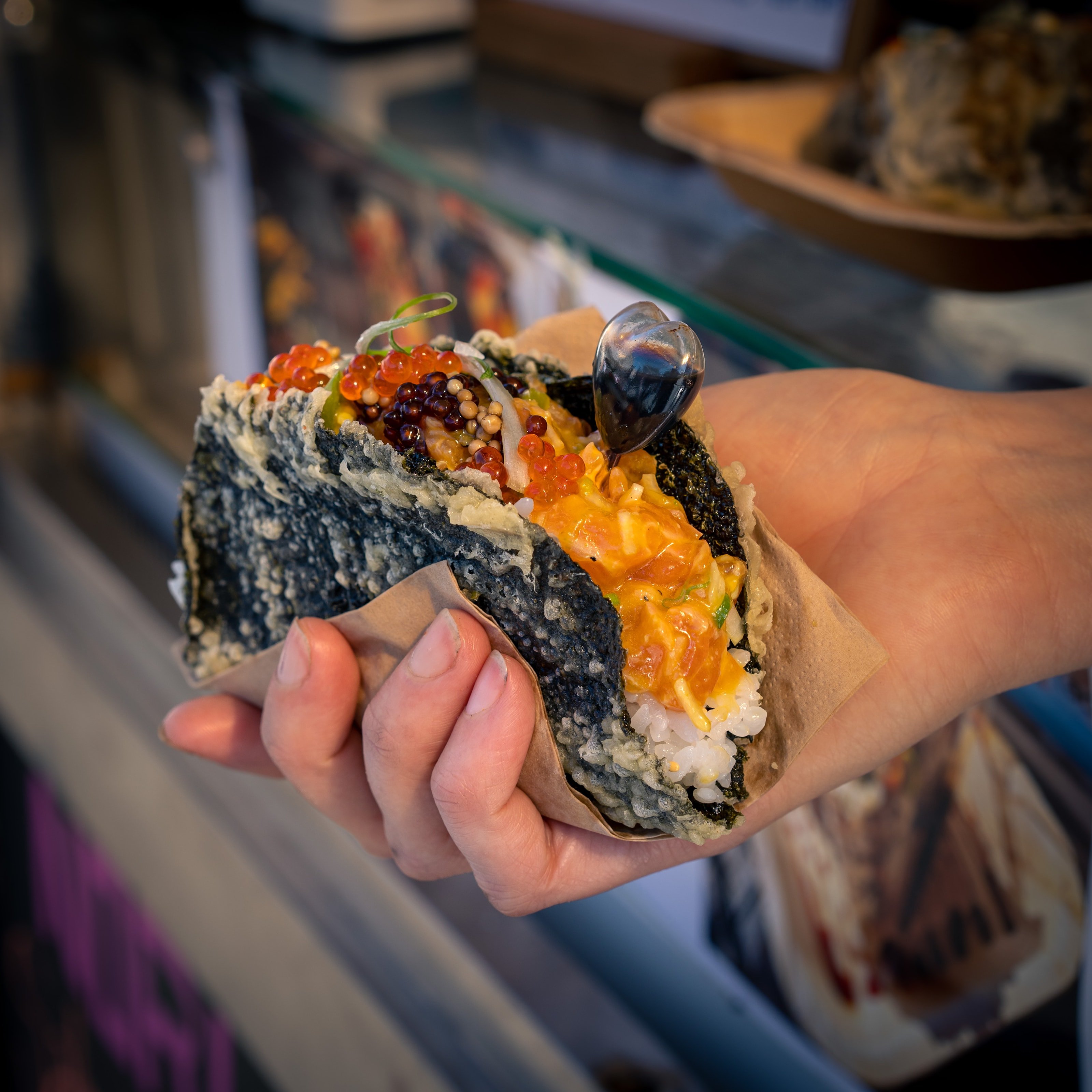 Velg mellom Sushi taco og sushi sandwich! Hos Norisushi Foodtruck! (9 av 10)