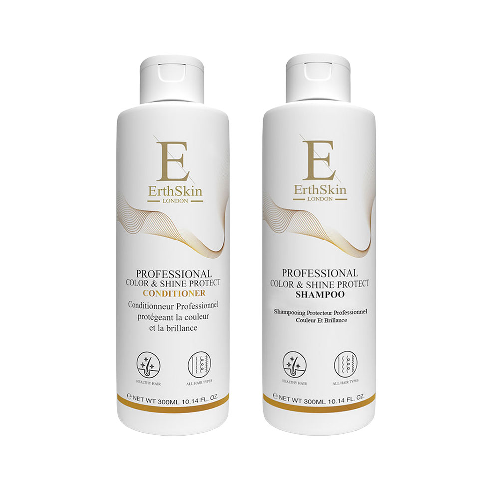 ErthSkin London - Color & Shine Protect schampo & balsam för färgat hår