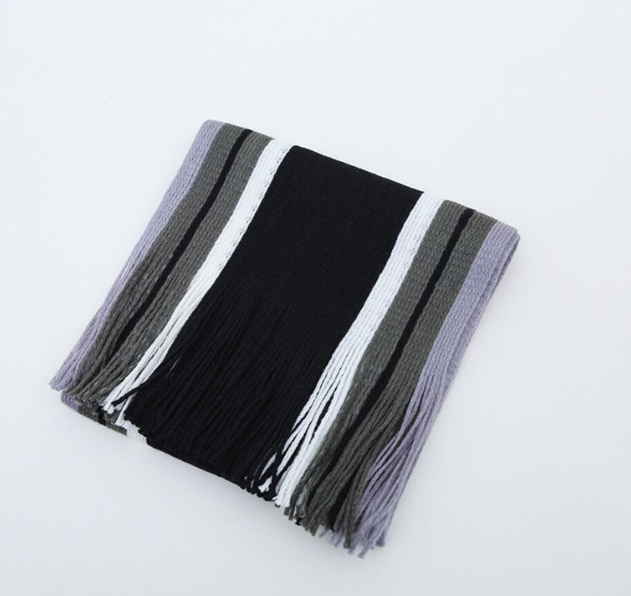 Product Image for Högkvalitativa randiga halsdukar - fyra färger, behåll värmen