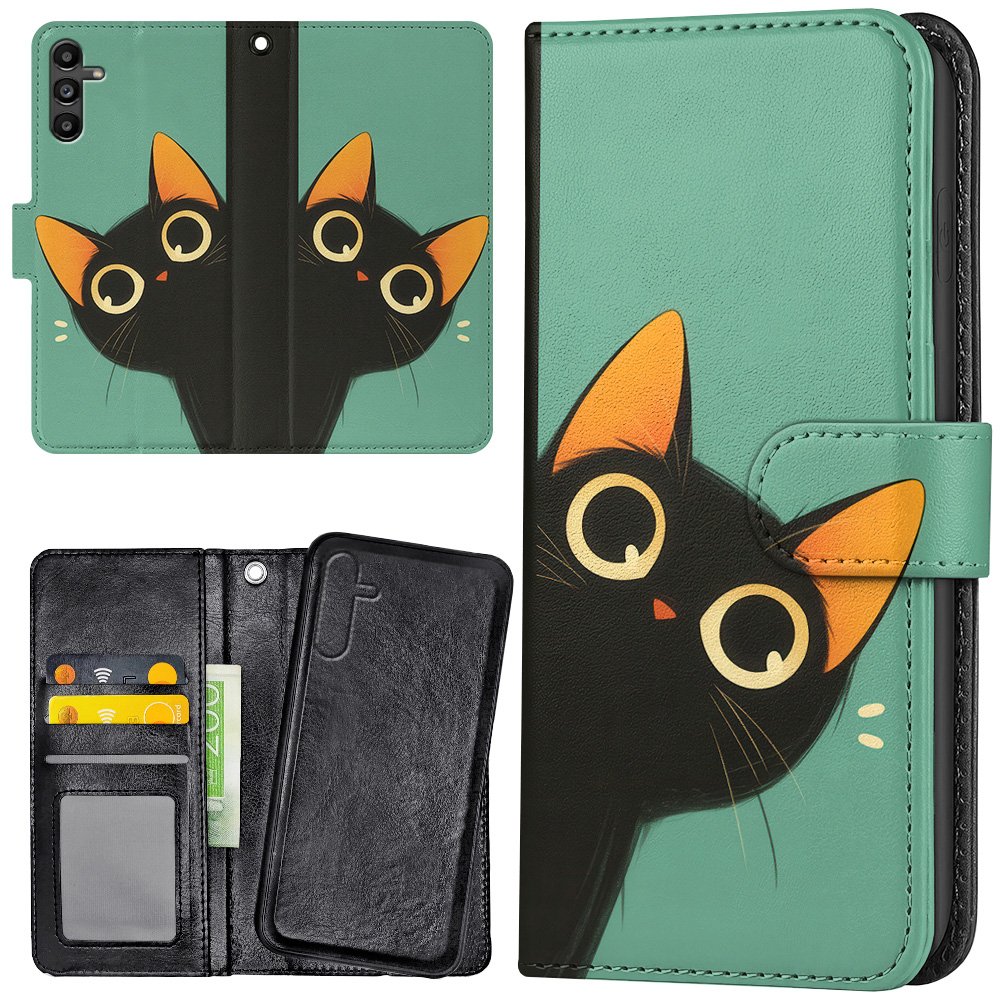 Lommebok Deksel Cat for Samsung Galaxy S25