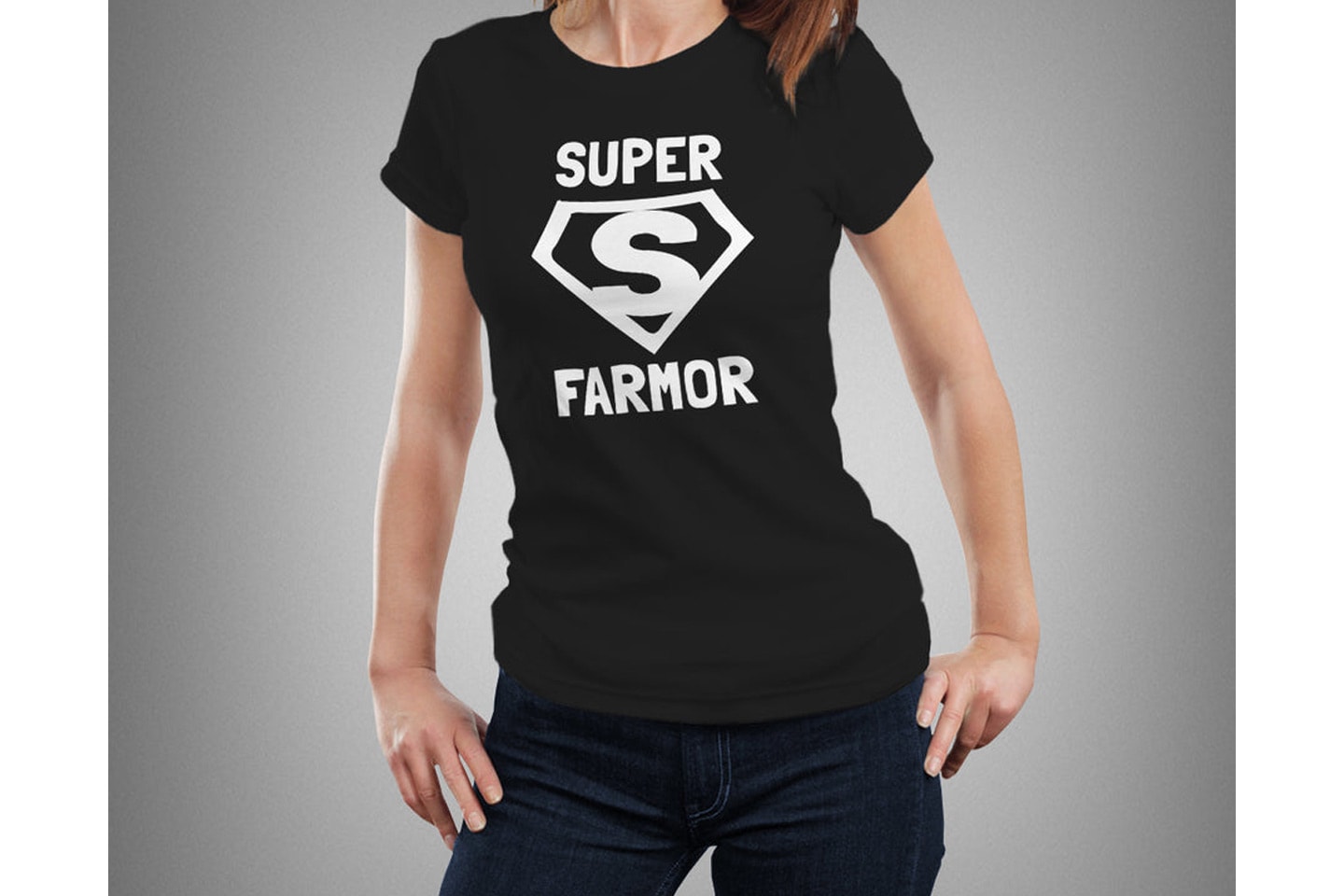 T-shirt unisex superfarfar/farmor/morfar/mormor (3 av 5)