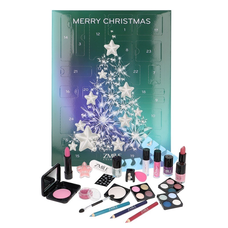 Zmile Cosmetics Beauty Advent Calendar Traditional Crystal Teal Time