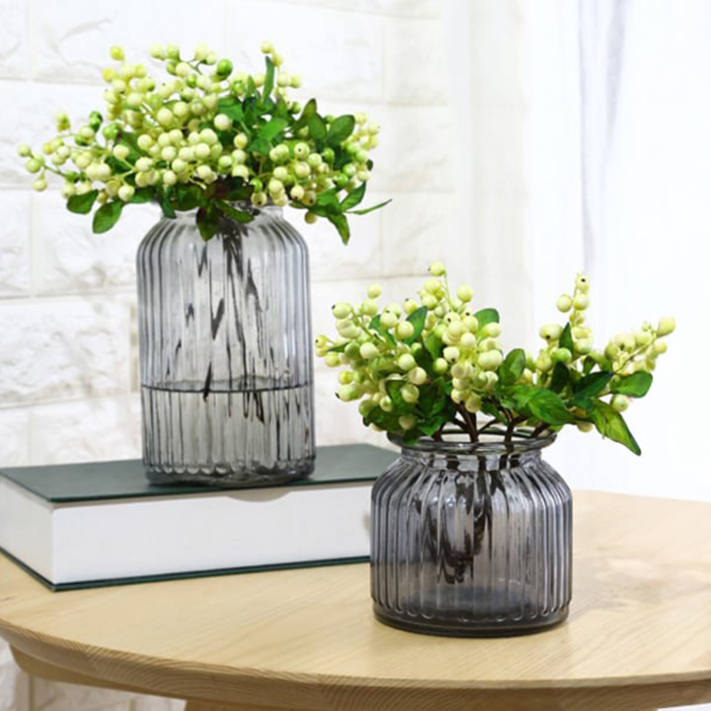 Kunstig blåbærgren 4-pack