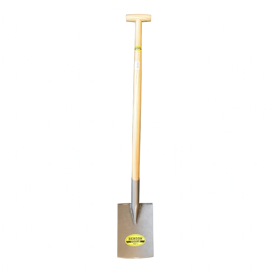 Spade fyrkantig med trähandtag 120 cm