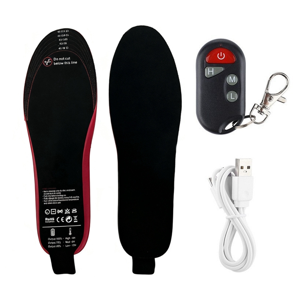 Uppvärmda USB-sulor med fjärrkontroll