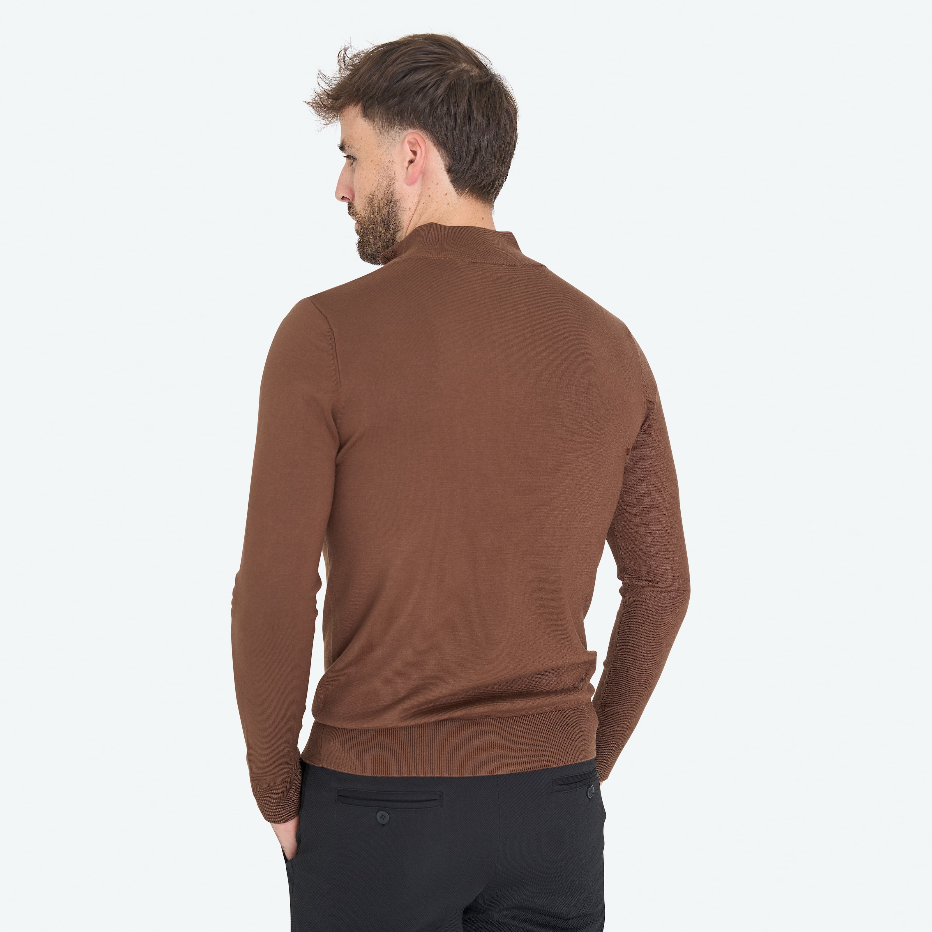Solution - Half zip pullover, herr (7 av 13)