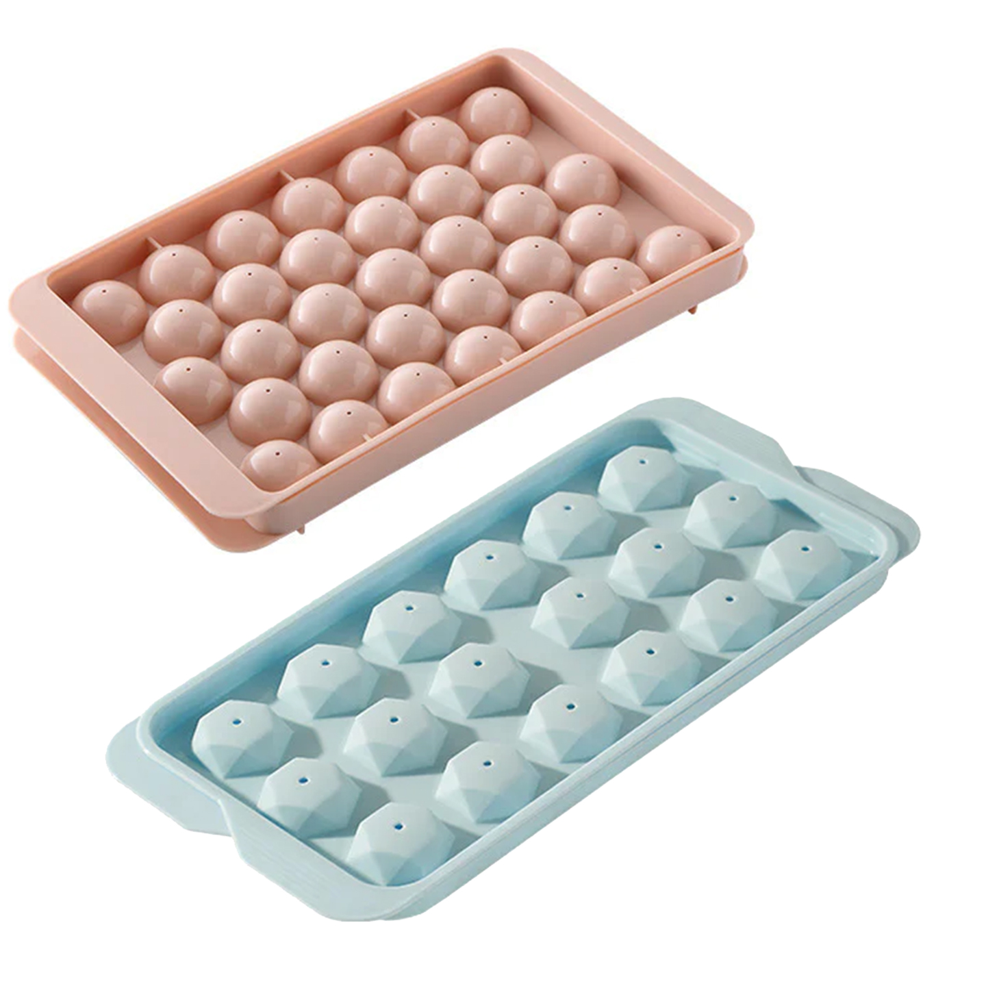 Product Image for Rund og rombeformet isbitform 2-pack